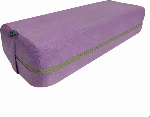 Vista 9 de NGT new guide steps Almohada Bolster de Yoga para Meditación y Apoyo - Cojín de Yoga Rectangular Cuñas de Espuma Funda de Almohada de Gamuza Lavable