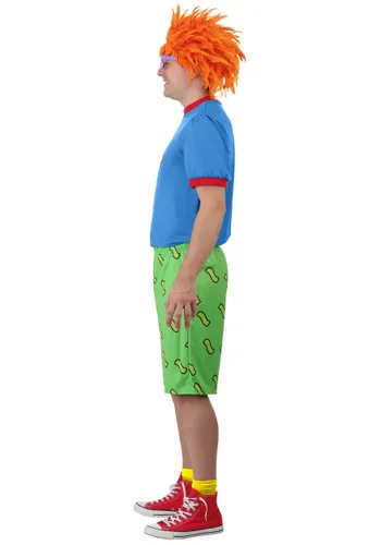 Vista 3 de Disfraz de Hombre Chuckie Rugrats de Nickelodeon Multicolor