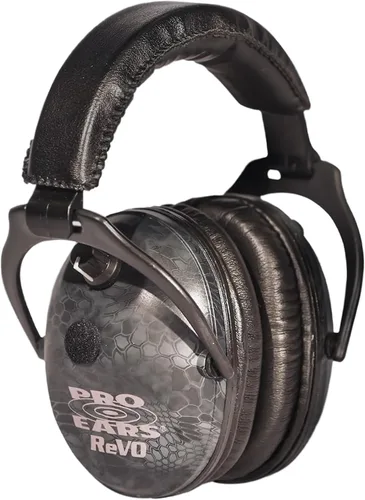 Vista 14 de Pro Ears ReVO - Orejeras electrónicas, orejeras de protección auditiva de tamaño infantil, NRR 25, placa de circuito doble, tecnología exclusiva DLSC