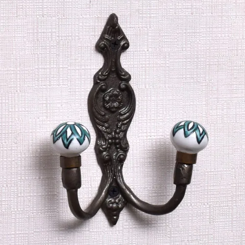 Vista 16 de Indian Shelf Ganchos de pared para colgar abrigos, ganchos de pared bohemios negros Perchero de pared Ganchos para colgar toallas Ganchos