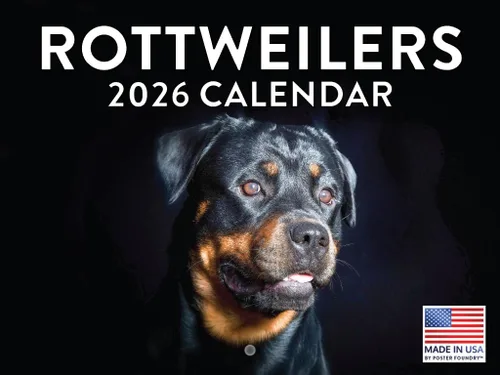 Vista 214 de Calendario mensual de pared Airedale Terrier Dog 2027 rojo (Airedale Terrier)