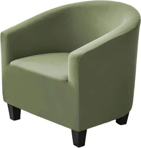 Vista 11 de NILUOH - Funda elástica para silla de club, cubierta elástica para silla de bañera, fundas para silla de barril, fundas para sillón, cubierta para 01