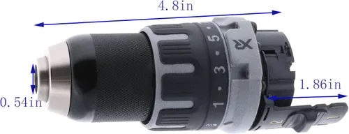 Vista 2 de Conjunto de transmisión de taladro N438742 para Dewalt DCD792 DCD791 DCD791B DCD792D2 DCD791D2