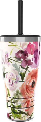 Vista 15 de Tervis Kelly Ventura - Colección Floral hecha en Estados Unidos Vaso aislado de doble pared para viajes mantiene las bebidas frías y calientes, 24