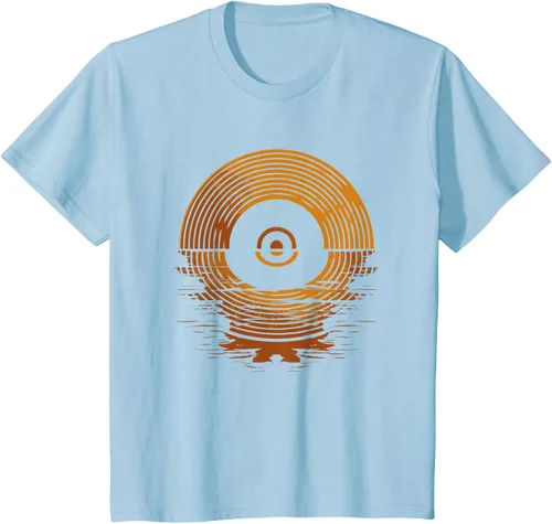 Vista 10 de Vinyl LP Records - Camiseta de vinilo Sunset Negro