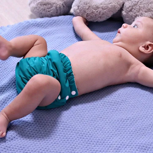 Vista 2 de IIjnUhb - Pañales de natación reutilizables para bebé, paquete de 2, pantalones lavables para niños y niñas de 0 a 3 años, lecciones de natación