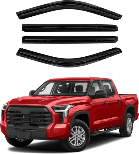 Vista 38 de Canvcle 4Runner - Protectores de lluvia – Viseras de ventana para Toyota 4Runner 2010-2024, deflectores de viento de ventana lateral con cinta