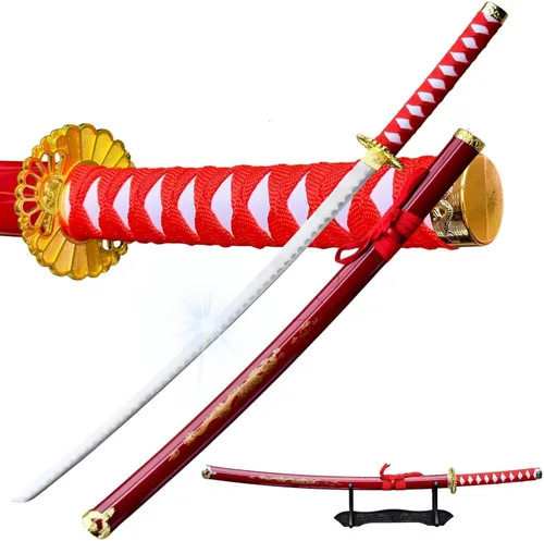 Vista 8 de Katana Last Samurai Sword - Real Stainless Stee Mate ónix