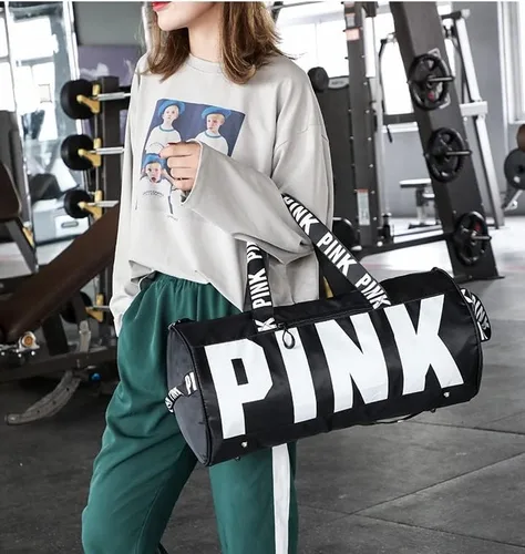 Vista 2 de Bolsa de gimnasio deportivo de gran capacidad, bolsa de viaje para zapatos deportivos con compartimento de bolsillo húmedo para hombres y mujeres