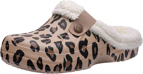 Vista 9 de Beslip - Zuecos clásicos forrados de piel, impermeables, para invierno, para mujeres y hombres, para interiores y exteriores