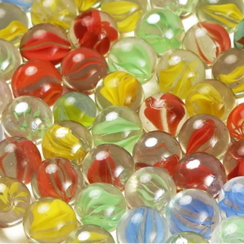 Vista 5 de 30 canicas de vidrio de 1 pulgada a granel, canicas de ojos de gatos a granel para juego de rebote de mármol, relleno de jarrón, recuerdos de fiesta