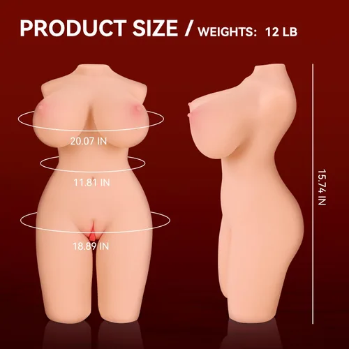 Vista 7 de Muñeca sexual femenina realista de 11 libras para hombres, juguetes para adultos para hombres con pechos enormes suaves y trasero regordete