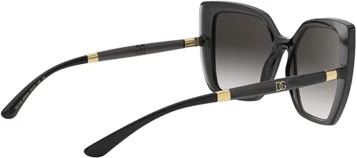Vista 9 de Dolce Gabbana DG6138 Negro sobre Tranparent GrisGrisGris Gradiente Talla única Negro sobre gris transparente