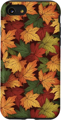 Vista 18 de iPhone 16 Follaje Reunión de hojas de otoño temporada caso
