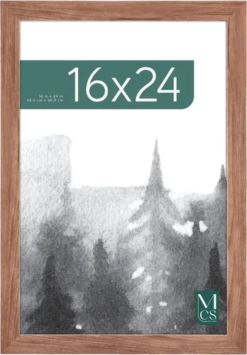 Vista 72 de MCS Marco para póster con estilo de museo, 11 x 17 pulgadas, madera de granero, vertical y horizontal, para colgar en la pared, marco grande
