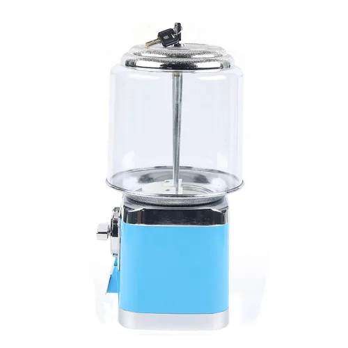 Vista 5 de Máquina expendedora de dulces Máquina expendedora de dulces para caramelos pequeños Dispensador automático de dulces Máquina expendedora Azul
