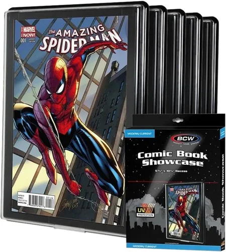 Vista 10 de BCW Marco de cómics con protección UV, edad moderna/actual, marco de exhibición de cómics, vitrina de cómics, portarretratos para cómics