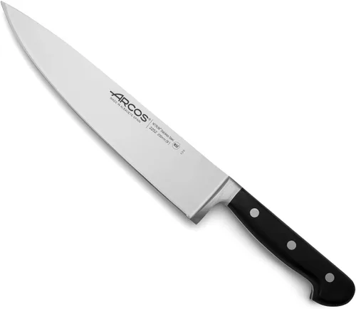 Vista 7 de Arcos Cuchillo de chef de acero inoxidable de 5 pulgadas. Cuchillo de cocina profesional para cortar carne, pescado, aves, frutas y verduras. Mango