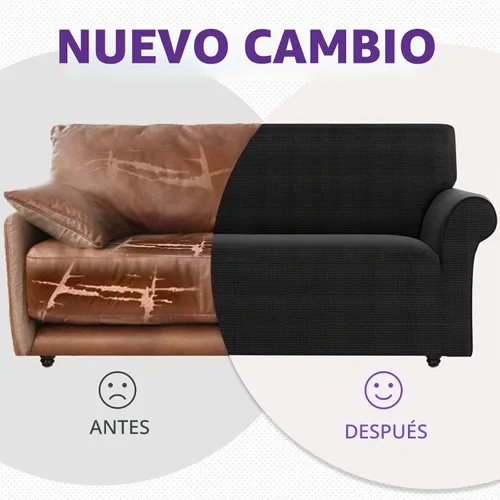Vista 6 de ZNSAYOTX Fundas para sillas con brazos para sala de estar, con alta elasticidad, de elastano, aptas para mascotas, fundas protectoras para muebles