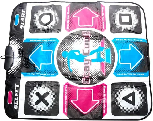 Vista 2 de Tapete de baile Dance Revolution Dance Pad con controlador de CD tapete de baile USB de PC tapete de baile de paso de baile manta compatible
