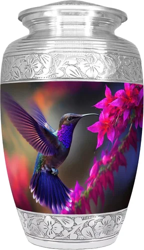 Vista 13 de NANIURN Urna para cenizas para mujeres u hombres, urnas de cremación para cenizas humanas de adultos mujeres y hombres, decorativa funeraria