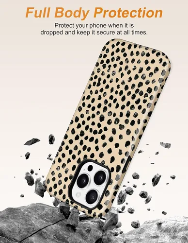 Vista 214 de Jusy Funda compatible con MagSafe con estampado de caparazón de tortuga marrón para iPhone 7/8/SE, cubierta protectora de TPU suave magnética