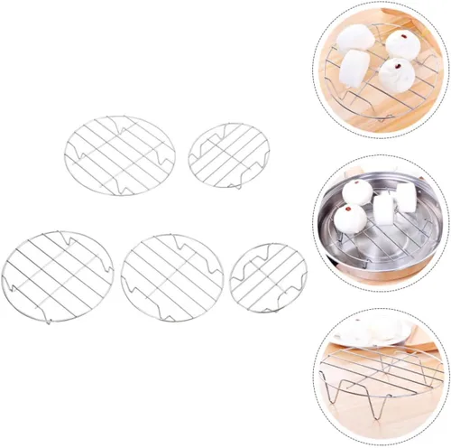 Vista 8 de Stainless Steel Steamer Rack with Feet for Pots and Food