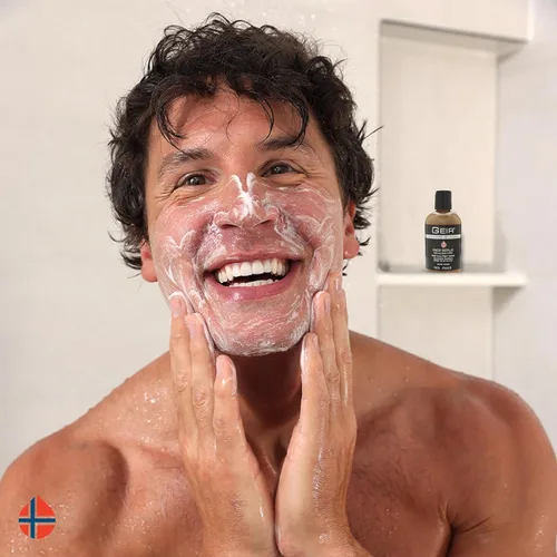 Vista 5 de Geir Ness Exfoliante facial - Exfolia la piel - Exfoliante facial nutritivo para poros obstruidos
