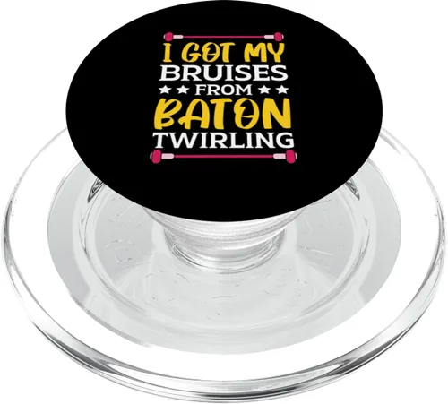 Vista 8 de I Got My Moretes From Baton Twirling Gymnast Majorette PopSockets Swappable PopGrip