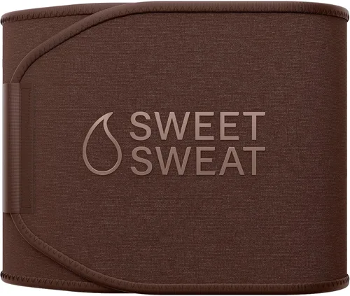 Vista 12 de Sweet Sweat - Faja reductora de cintura de la serie Toned - Cinturón de fitness premium para mejorar la sudoración para mujeres y hombres - 5 tallas
