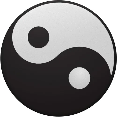 Vista 3 de Yin Yang PopSockets Classic Taoísmo PopSockets Standard PopGrip