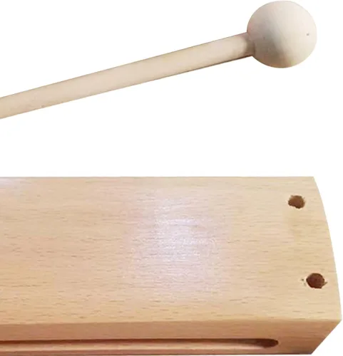 Vista 3 de Musical Instrument Wood Rhythm Block Musical Percussion Instrument Easy to Use