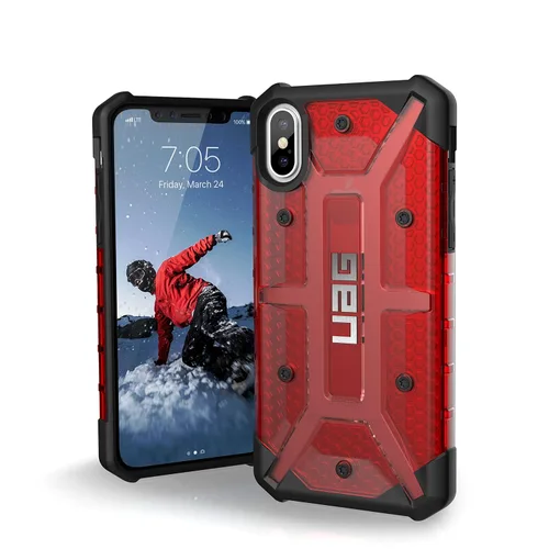 Vista 15 de URBAN ARMOR GEAR UAG - Funda protectora para iPhone Xs/X (pantalla de 5.8 pulgadas) de plasma [hielo], resistente a prueba de golpes, a prueba