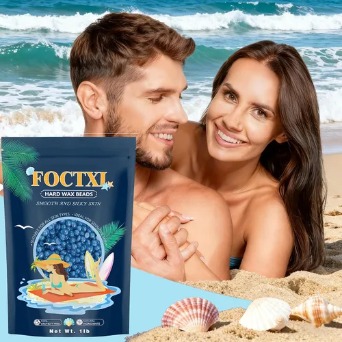 Vista 9 de Cuentas de cera dura, granos de cera de 1 libra para depilación de piel sensible, fórmula de cabello grueso, bikini brasileño, cara, cejas, axilas