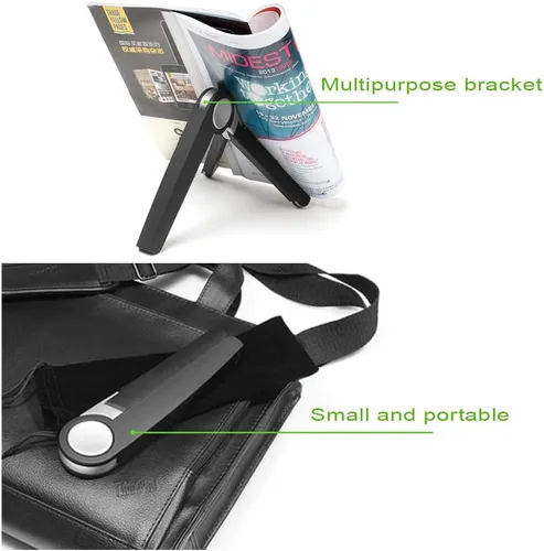 Vista 5 de Soporte portátil ajustable para tableta, soporte ventilado portátil de refrigeración, soporte plegable multifunción, soporte ergonómico