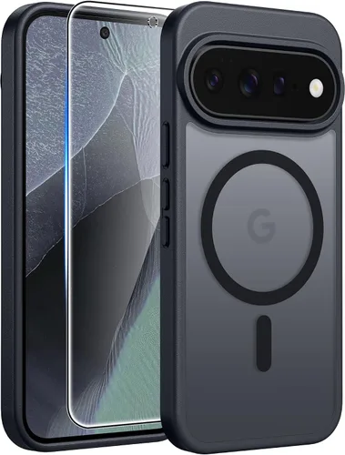 Vista 18 de FNTCASE - Funda para iPhone 16 Pro: magnética, mate, translúcida, de grado militar, protectora contra caídas, resistente, fina, duradera y a prueba