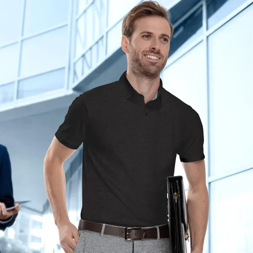 Vista 3 de Mio Marino - Polos de golf para hombre, ajuste seco, tela transpirable ultrafina