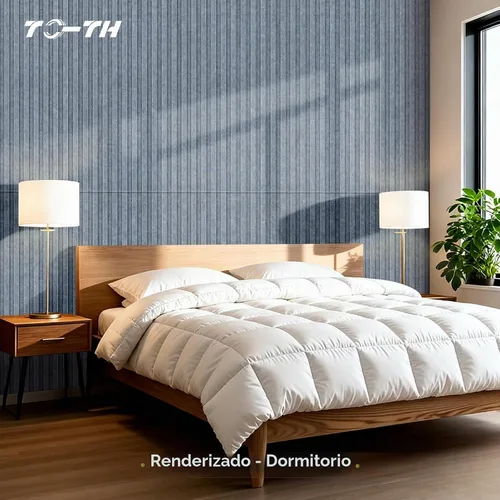 Vista 7 de TO-TH Large Sound Proof Panels Thickened Acoustic Wall Panel 8 Pack, Grey Gris
