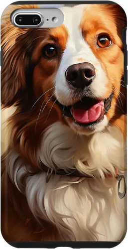Vista 12 de iPhone 16 Kooikerhondje Portrait Colour Artwork Case