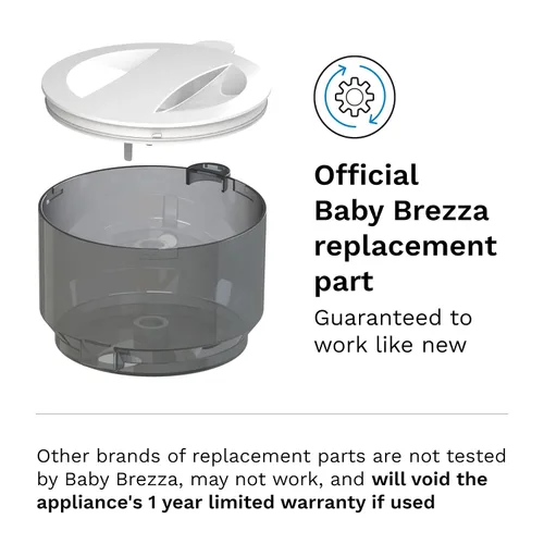 Vista 3 de Baby Brezza Recipiente de polvo de repuesto y tapa solo para Formula Pro Advanced