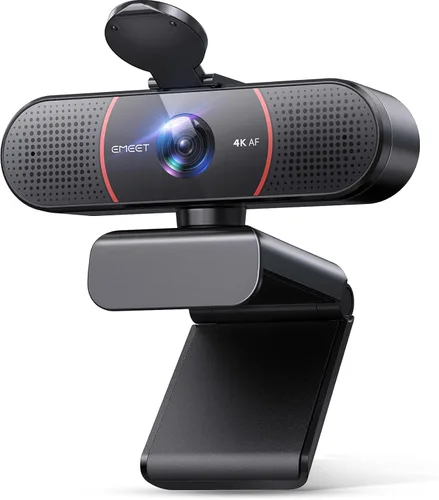 Vista 12 de EMEET C960 - Cámara web USB 2K QHD, 2 micrófonos con reducción de ruido y tapa de privacidad, enfoque automático TOF, plug and play