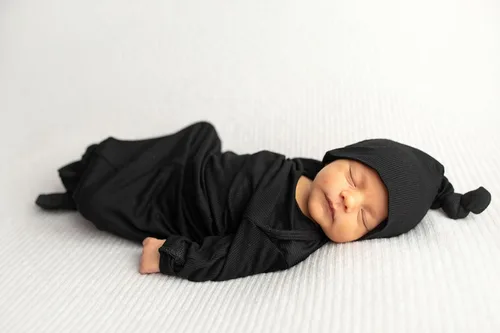 Vista 102 de Three Little Tots Vestido de corbata anudada para bebé recién nacido - Bebé