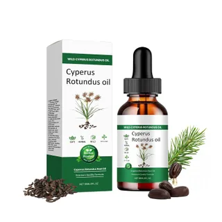 Aceite natural Cyperus Rotundus orgánico para depilación, reduce el crecimiento del vello corporal, apoya la humedad de la piel, adecuado para todo