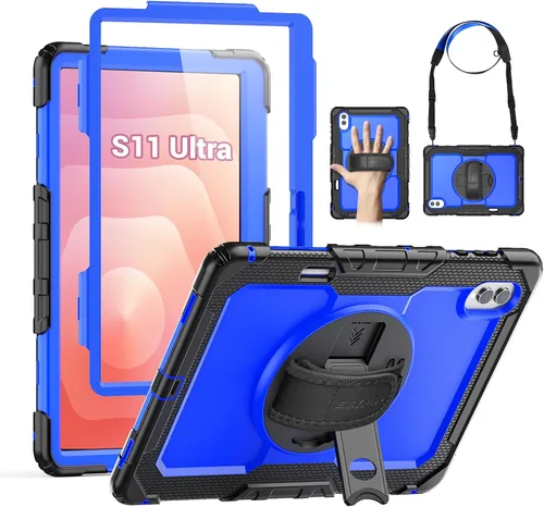 Vista 22 de SEYMAC - Funda protectora resistente a prueba de golpes para Samsung Galaxy Tab S6 Lite de 10.4 pulgadas 2024/2022/2020 (SM-P620/P610/P615), Negro