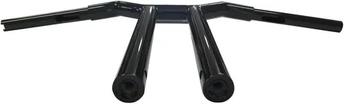 Vista 3 de Dominator Industries Barra divisora de carril MX-T de 1 1/4 pulgadas, elevación de 12 pulgadas, negro brillante compatible con Dyna, Softail