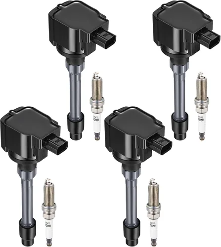 Vista 27 de BDFHYK Paquete de bobinas de encendido UF374 compatible con Honda Civic L4 1.3L 2003-2011 Honda Oem Bobina para 30521PWA003 30521PWAS01 C1408 E404