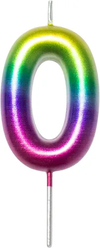 Vista 126 de DERVENTA Vela con números de 2.36 pulgadas, decoración perfecta para cumpleaños, brunch, postre, pastel, 1 pieza (número 0 rosa)