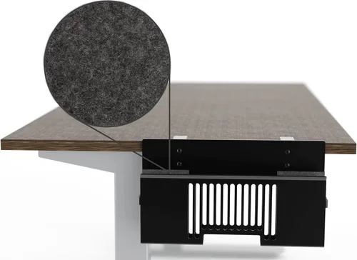 Vista 9 de Soporte vertical para portátil de montaje lateral para almacenamiento de escritorio, se adapta a