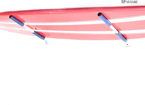 Vista 2 de SPAREHAND Edición Premium: Rack híbrido de montaje en pared para SUP y kayaks