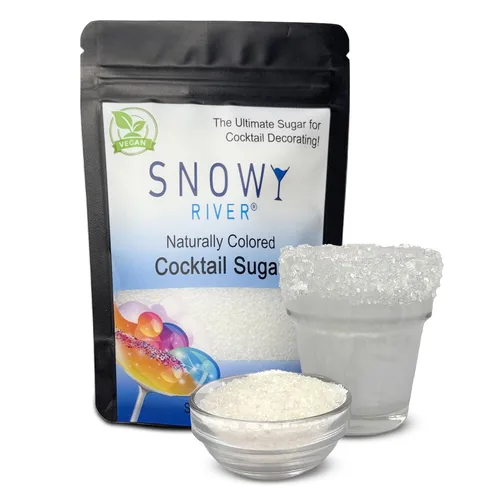 Vista 43 de Snowy River Americas Cocktail Sugar - Rimmer de cóctel Kosher todo natural, rojo, blanco y azul y recortador de café (americanas, bolsa de 1 libra)